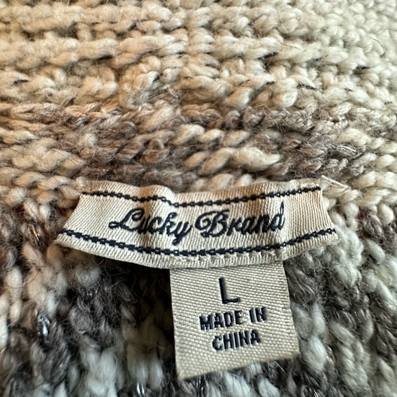 Lucky brand cardigan draped sweater - Picture 4 of 5